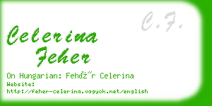 celerina feher business card
